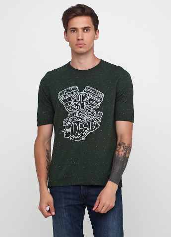 Темно-зелена футболка Sisley