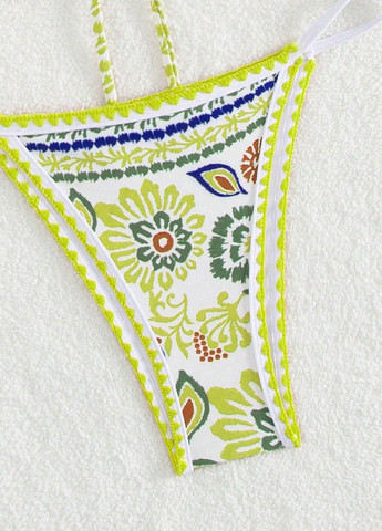 Белый летний купальник (лиф, трусики) раздельный SHEIN