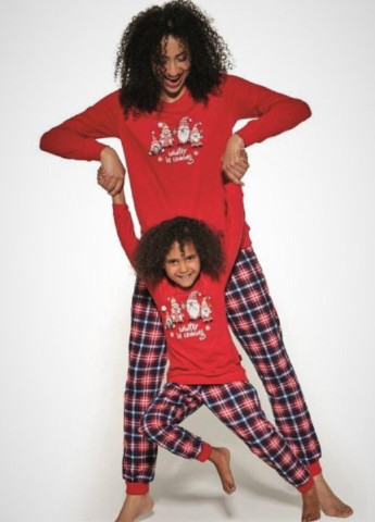 Червона пижама женская футболка 7671-21-279 краснй Cornette