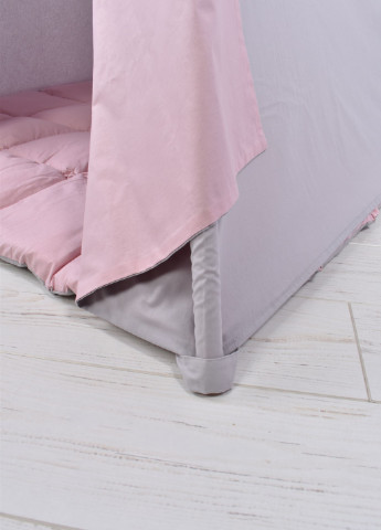 Детская палатка Вигвам для девочки пудрово-серый, комплект, с ковриком, подушкой. Подарок подвеска сердечко Украина (256519563)