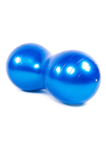 Мяч для фитнеса Peanut 45х90 см (овальный двойной фитбол орех-арахис, гимнастический мяч для беременных) EF-P90-BL EasyFit (243205386)