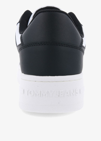 Черно-белые демисезонные кроссовки Tommy Hilfiger RETRO BASKET ESS