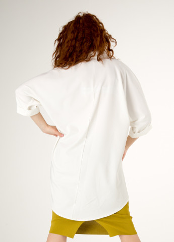Молочная демисезонная - туника с тиара с большой вышивкой INNOE Блуза