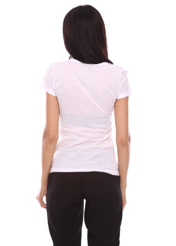 Белая летняя футболка с коротким рукавом Onyx