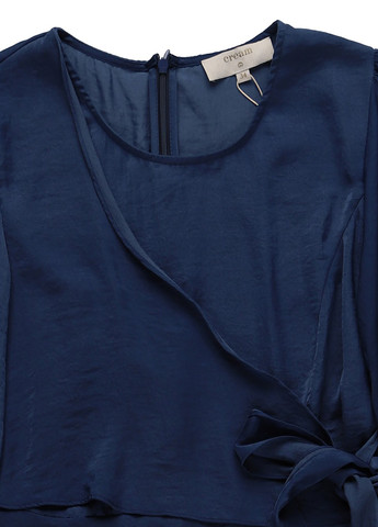 Синее кэжуал платье а-силуэт Cream однотонное