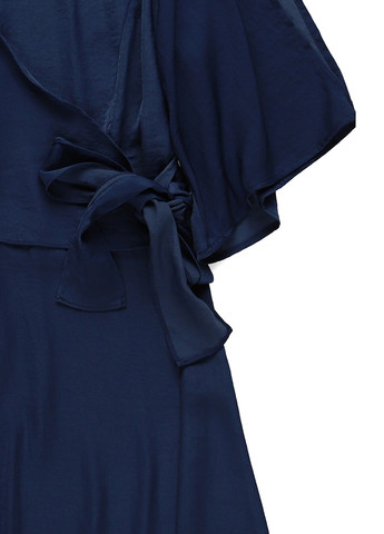 Синее кэжуал платье а-силуэт Cream однотонное