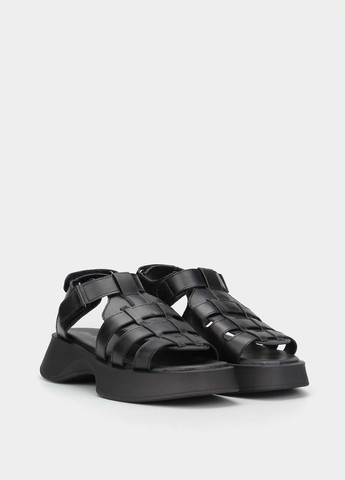 Черные босоножки Braska на липучке