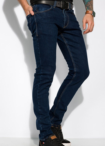 Темно-синие демисезонные джинсы Time of Style