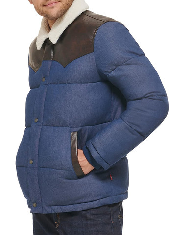 Синяя зимняя куртка Levi's