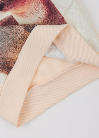 ArDoMi світшот малюнок персиковий кежуал тринитка, бавовна