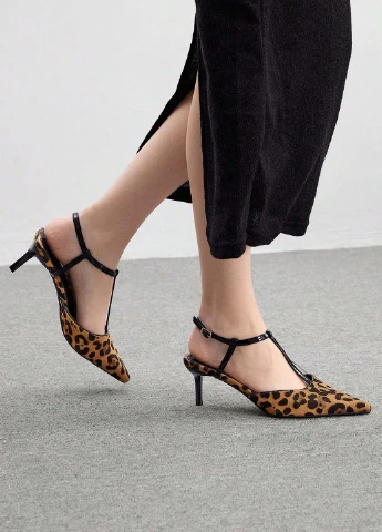 SHEIN Туфли слингбеки комбинированный з текстиль, китай — лето (344466344)