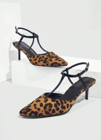 SHEIN Туфли слингбеки комбинированный з текстиль, китай — лето (344466344)