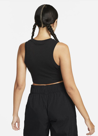 Топ FB8279-010 Nike Sportswear Chill Knit Women's Tight Cropped Mini (321974844)