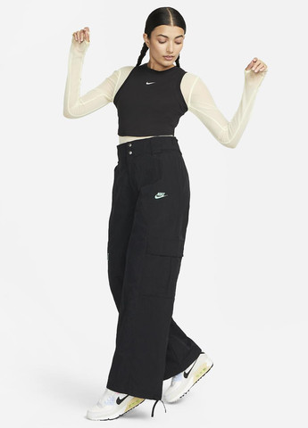 Топ FB8279-010 Nike Sportswear Chill Knit Women's Tight Cropped Mini (321974844)