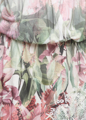 Комбинированное кэжуал платье Desigual с цветочным принтом