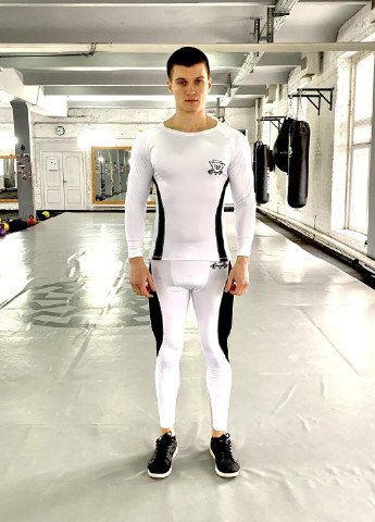 Білий демісезонний костюм спортивний чоловічий rush b-white 2.0 FitU