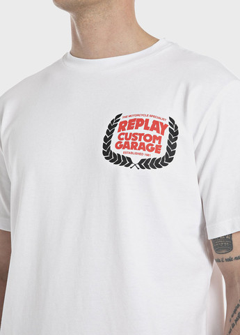 Белая футболка Replay