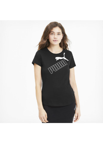 Чорна всесезон футболка Puma Amplified Graphic Tee