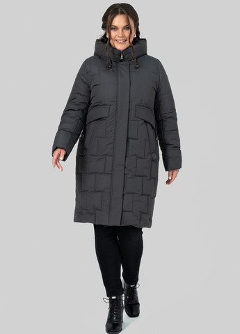 Темно-серая зимняя куртка A'll Posa