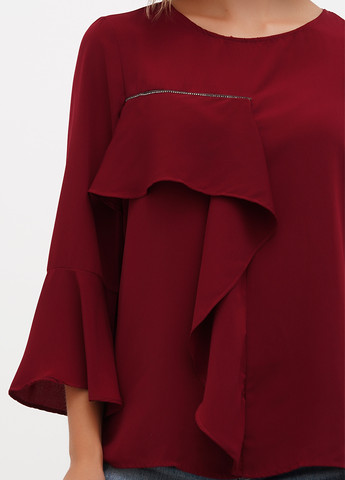 Бордова блуза Sassofono