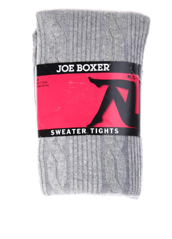Колготки, светло-серый Joe Boxer без шортиков однотонные светло-серые повседневные