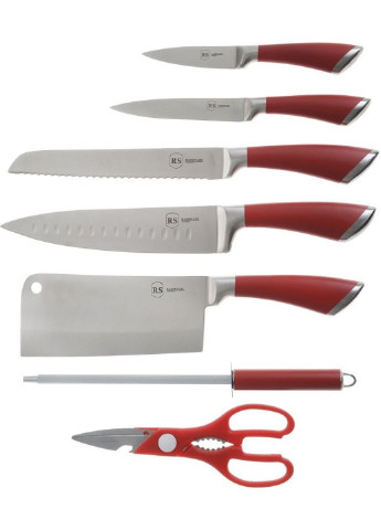 Набор ножей Rainstahl RS-KN-8002-08 8 предметов красный Bohmann комбинированные,