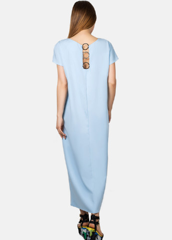 Світло-блакитна кежуал плаття, сукня оверсайз O`zona milano однотонна