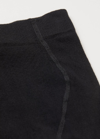 Легінси для вагітних H&M однотонні чорні повсякденні бавовна