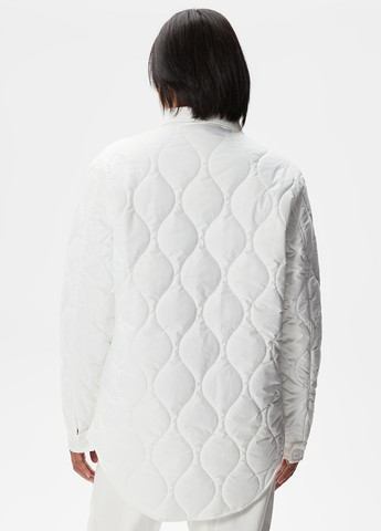 Біла демісезонна куртка Lacoste