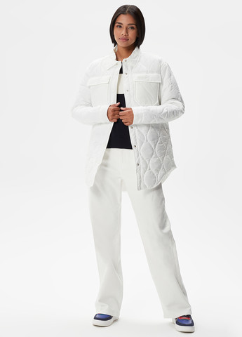 Біла демісезонна куртка Lacoste