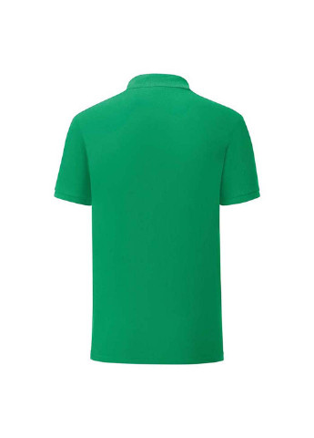 Зеленая футболка-поло для мужчин Fruit of the Loom