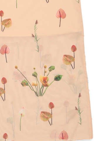 Персикова кежуал сукня AERYNE з квітковим принтом