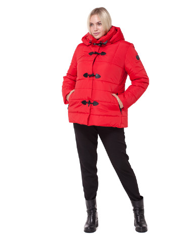 Червона зимня куртка R&G