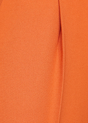 Оранжевые кэжуал демисезонные прямые брюки KOTON