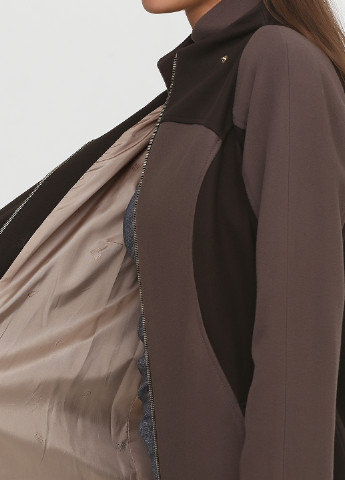 Коричневое демисезонное Пальто Oblique