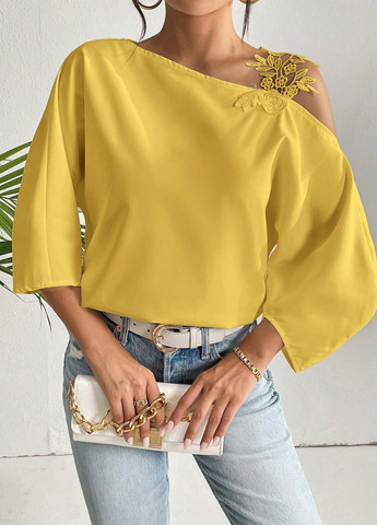 Жовта блуза SHEIN