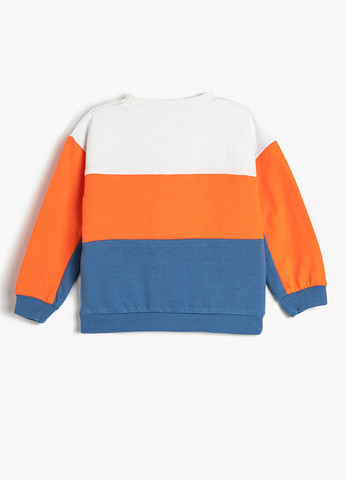 KOTON світшот колор блок комбінований кежуал бавовна, трикотаж