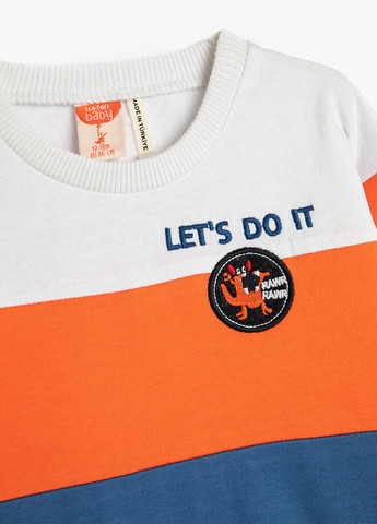 KOTON світшот колор блок комбінований кежуал бавовна, трикотаж