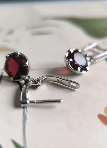 Серьги Silver Flame (354214691)