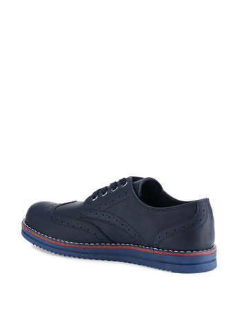 Темно-синие кэжуал туфли Polaris на шнурках