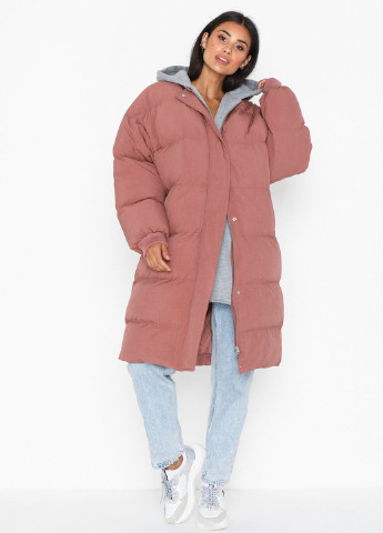 Розовая зимняя куртка Missguided