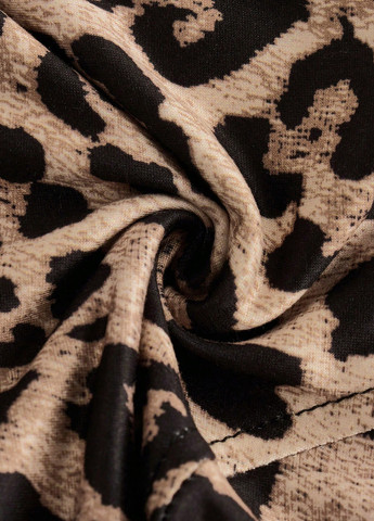 Разноцветная кэжуал леопардовая юбка SHEIN