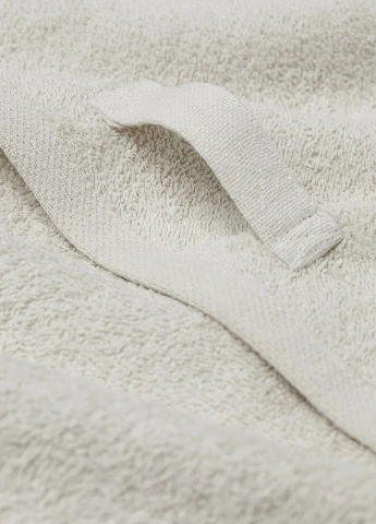 Рушник, 50х70 см H&M однотонний молочний