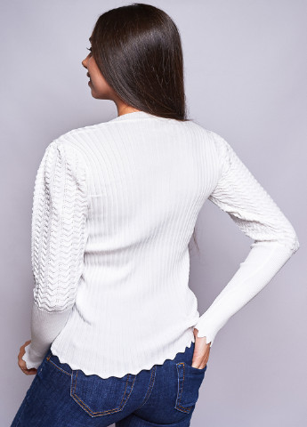 Білий демісезонний пуловер пуловер Madoc Jeans