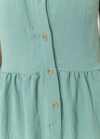 Світло-бірюзова кежуал сукня Ager однотонна