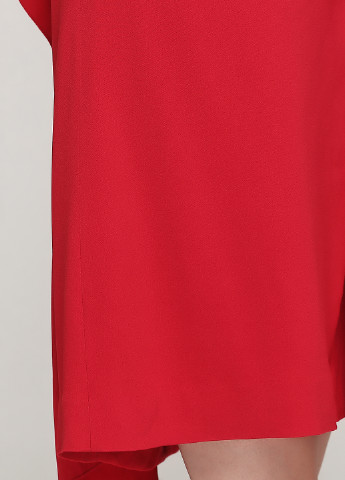 Красная кэжуал однотонная юбка By Malene Birger а-силуэта (трапеция)