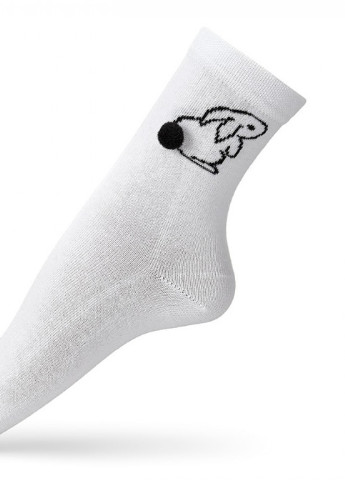 Шкарпетки VT Socks 312769 малюнки білі повсякденні
