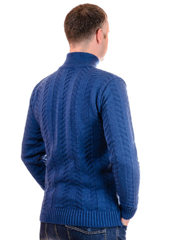 Синий демисезонный свитер SVTR