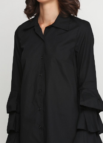 Черное кэжуал платье Boohoo Boutique