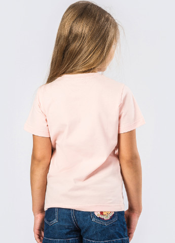 Светло-розовая летняя футболка Carica